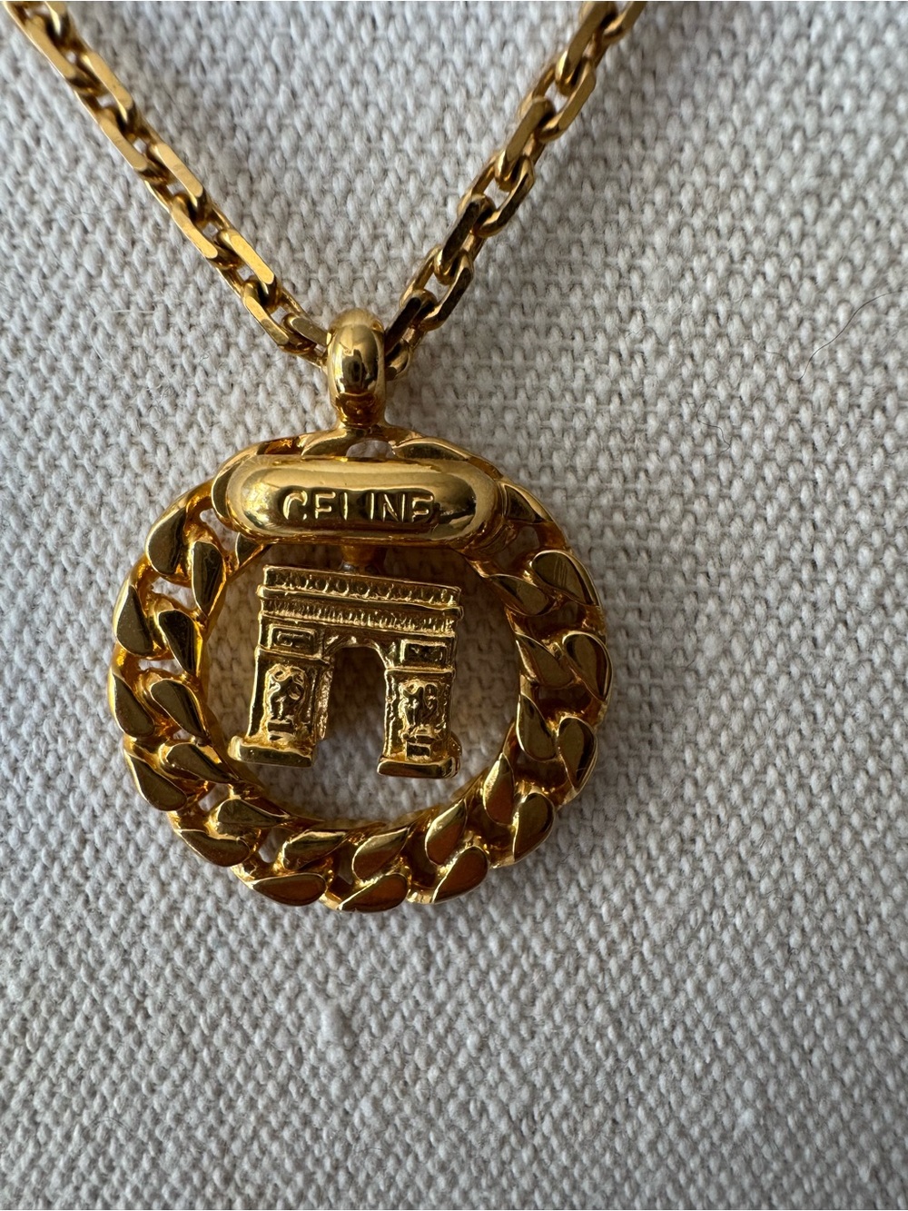 Celine Arc De Triomphe “Triumphal Arc” Necklace - Picture 3 of 7